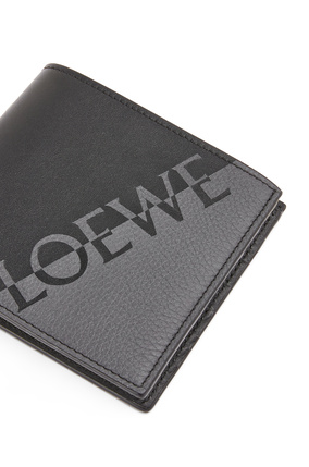 LOEWE Signature bifold wallet in calfskin Anthracite/Black plp_rd