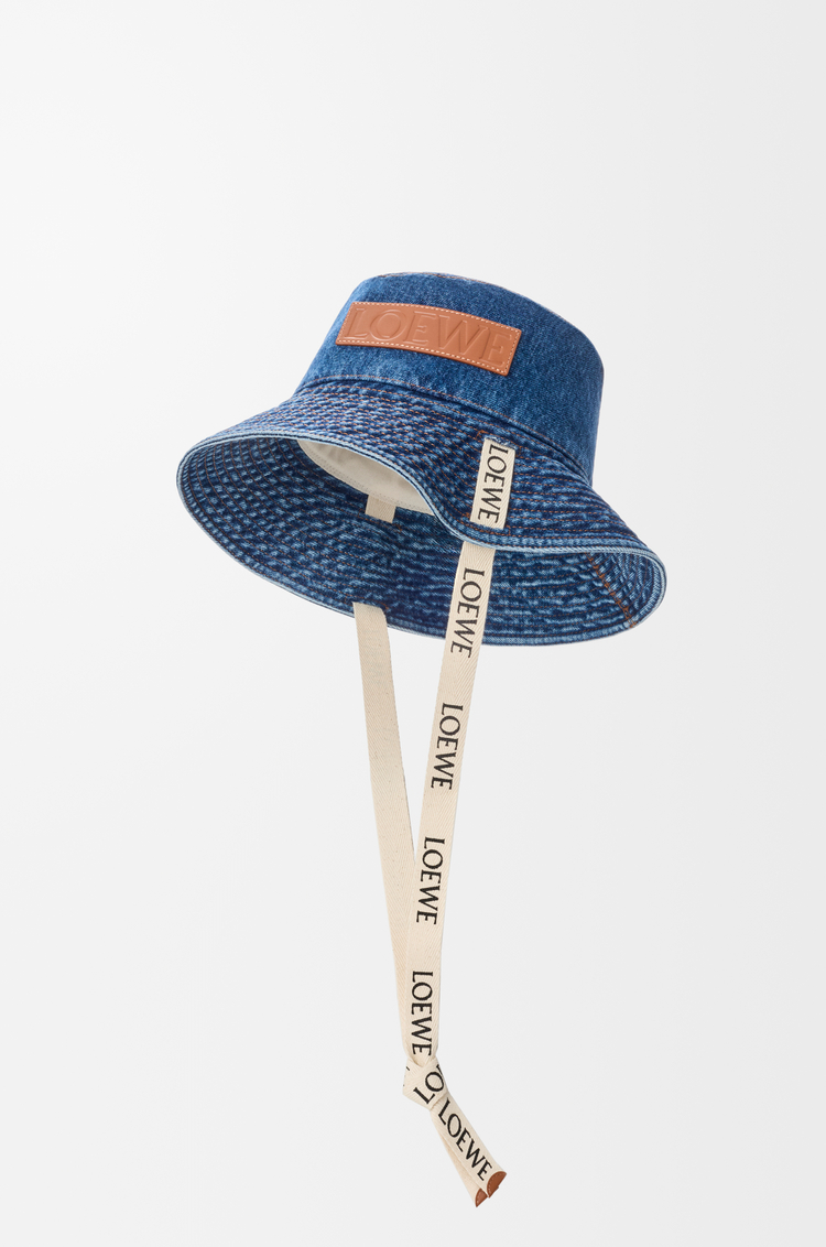 LOEWE 单宁布渔夫帽 蓝色