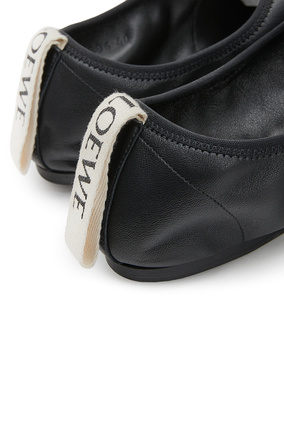 LOEWE Zapato derby en suave piel de cordero Negro plp_rd