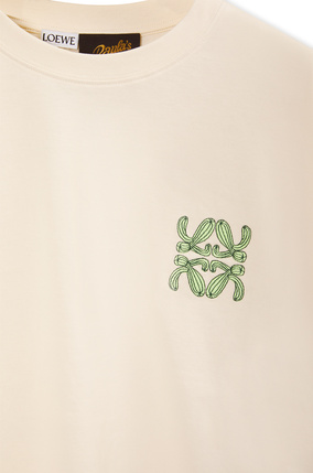 LOEWE Anagram cactus T-shirt in cotton Ecru plp_rd