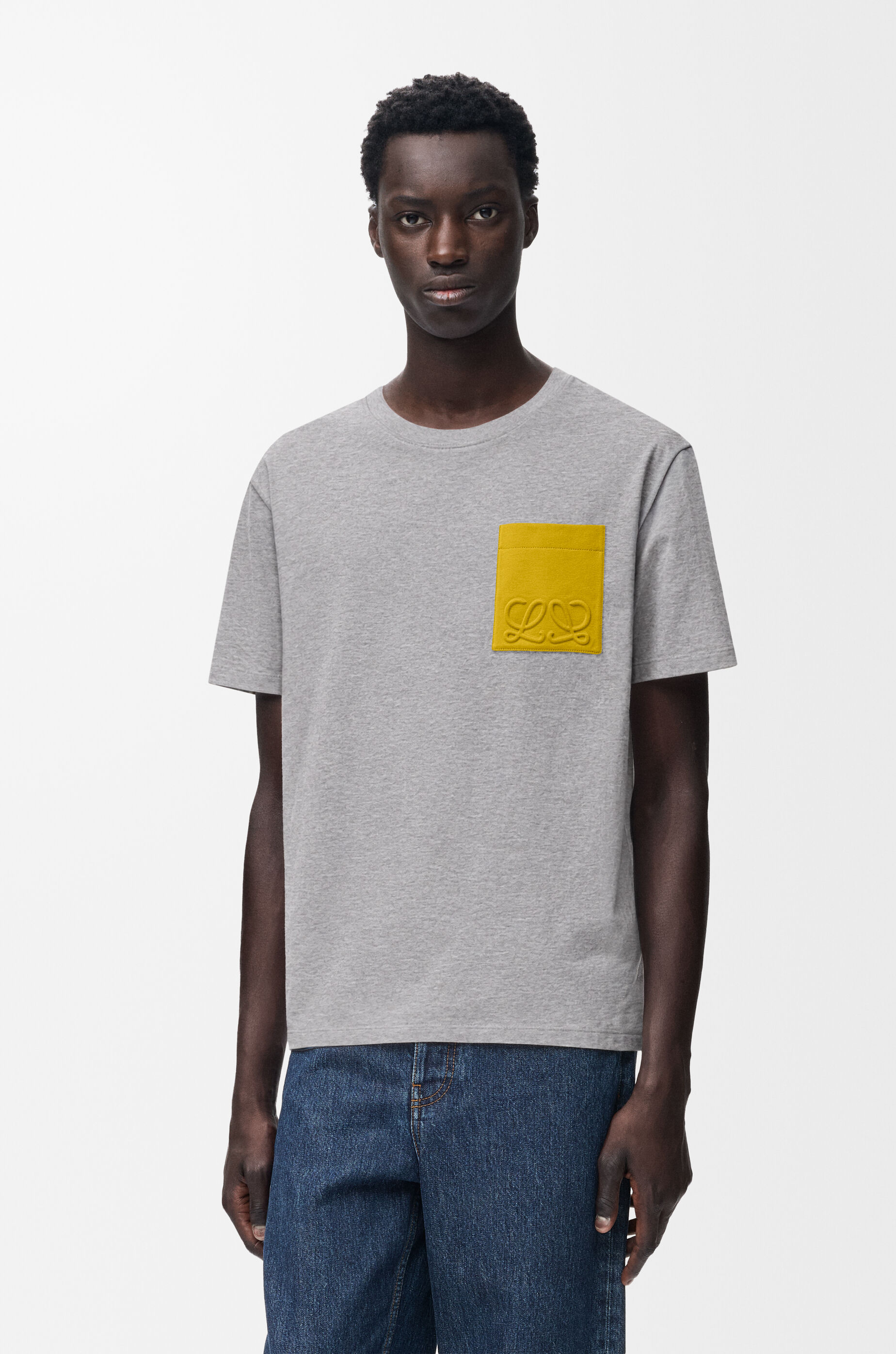 リラックスフィット Tシャツ（コットン） グレー - ロエベ 日本 公式サイト