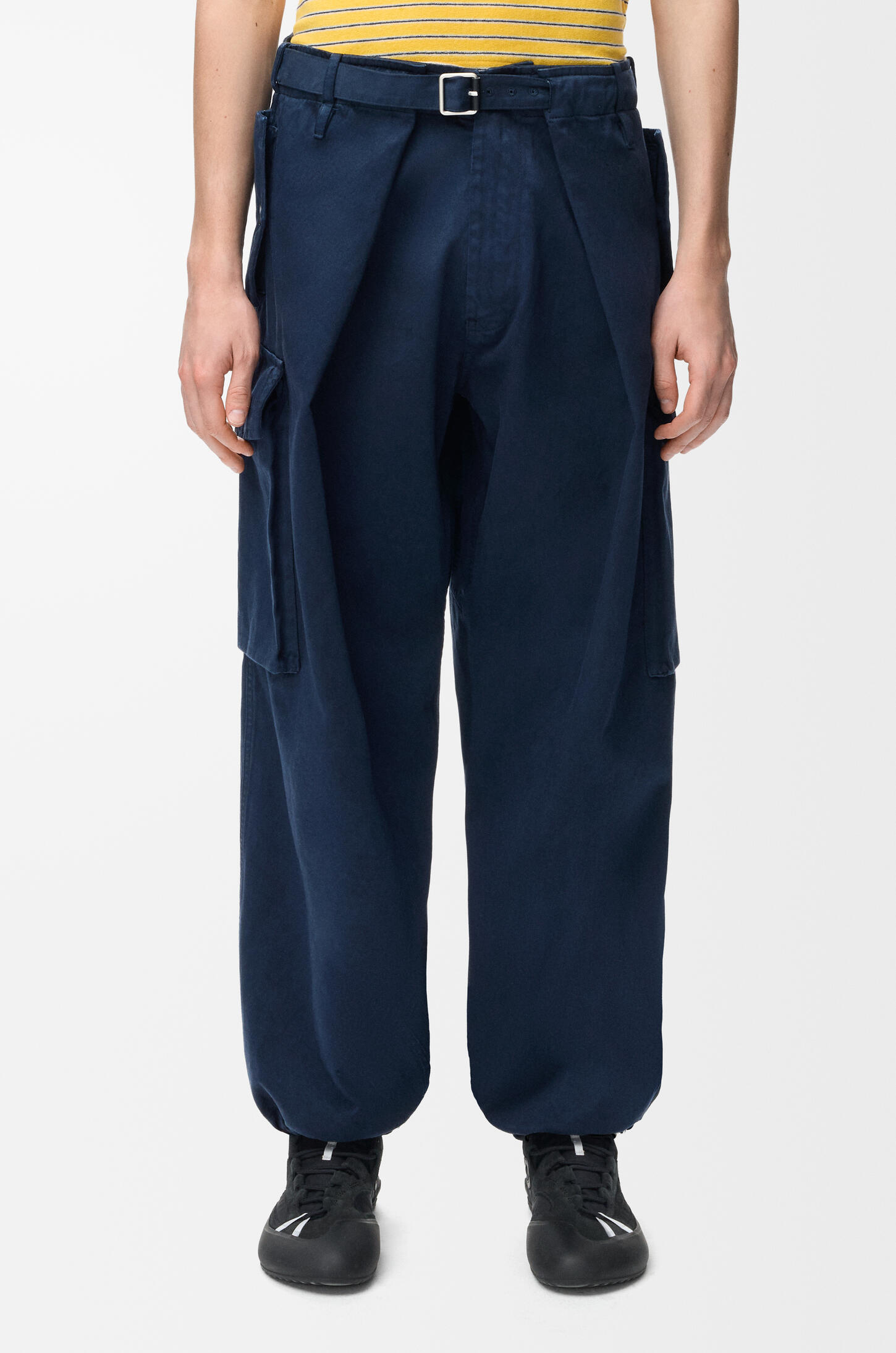 LOEWE Cargo trousers in cotton Dark Navy