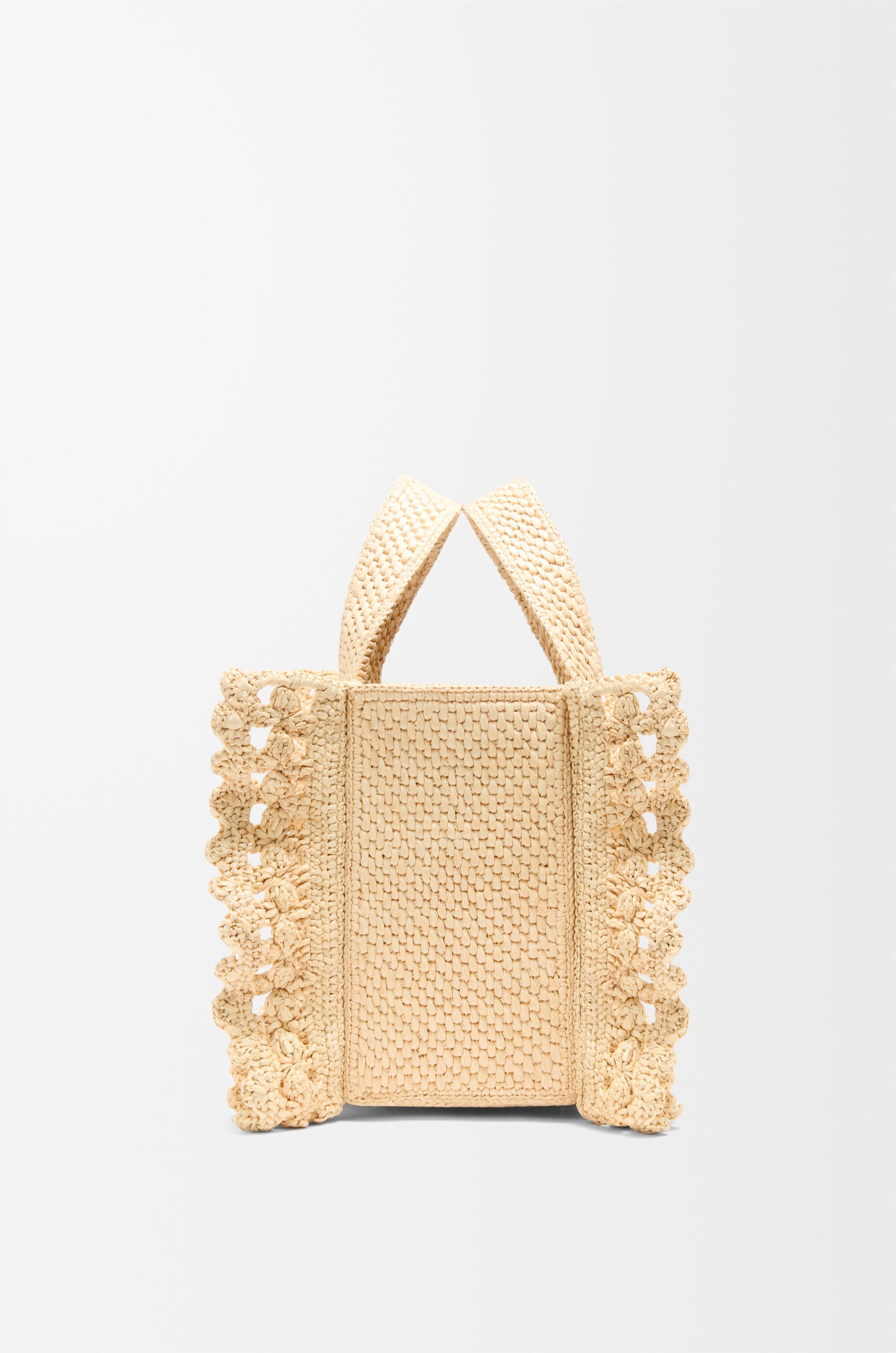 ロエベフォント トート スモール（ラフィア） ベージュ - LOEWE
