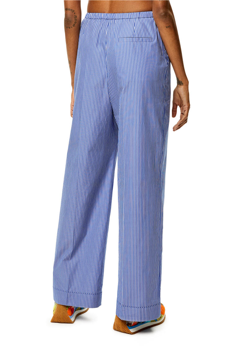 LOEWE Striped pyjama trousers in cotton Blue/White pdp_rd