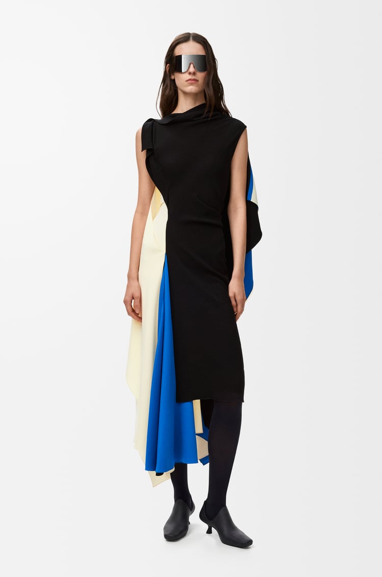 LOEWE Abito in viscosa stretch Nero