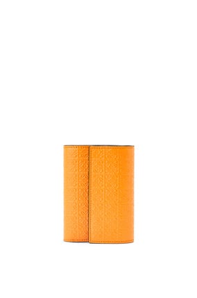 LOEWE Repeat small vertical wallet in embossed calfskin Mandarin plp_rd
