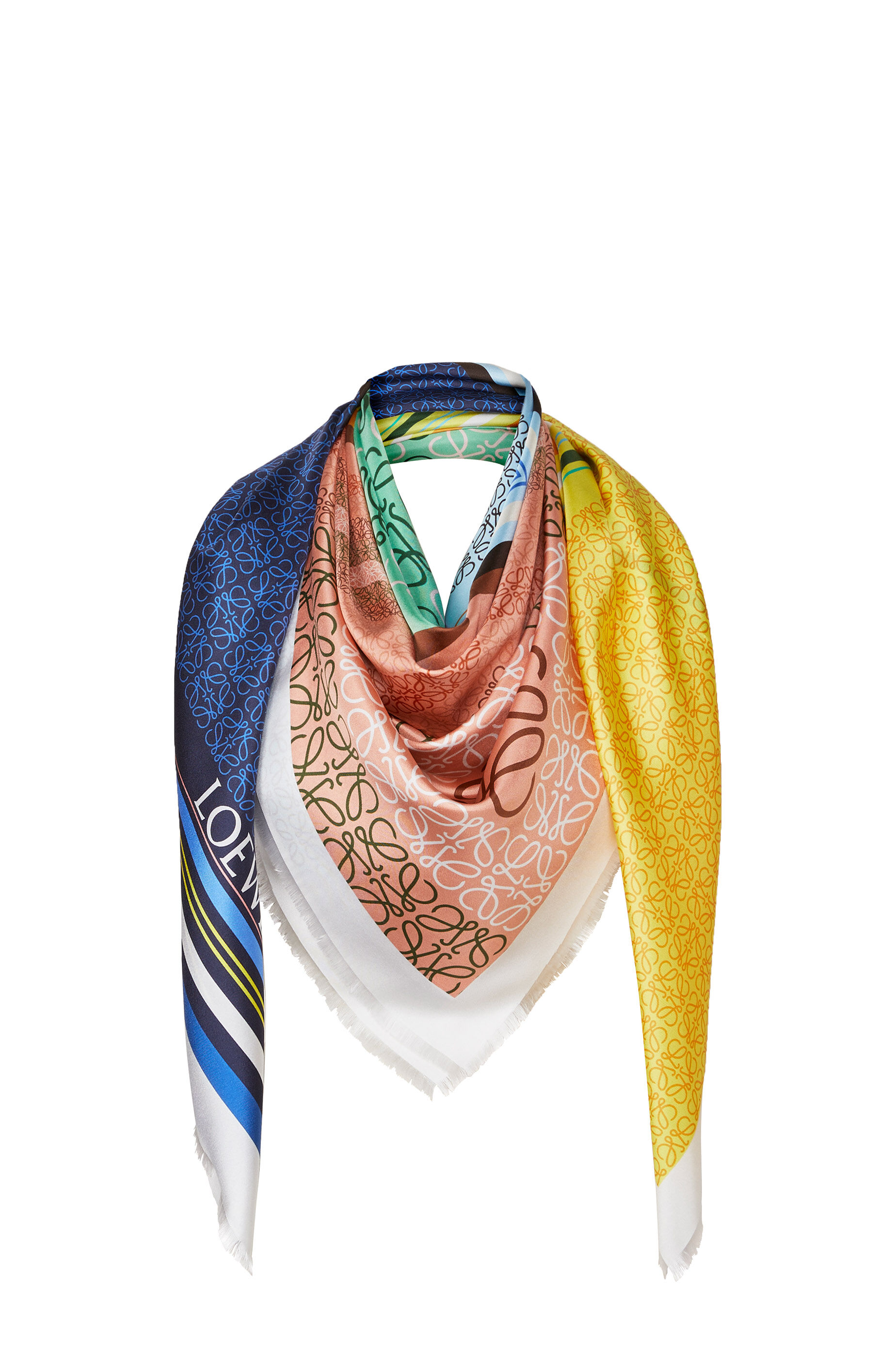 loewe silk scarf