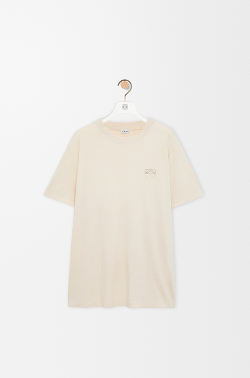 LOEWE Regular fit T-shirt in cotton Beige