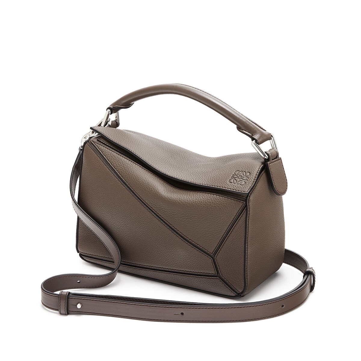 Puzzle Small Bag Dark Taupe LOEWE