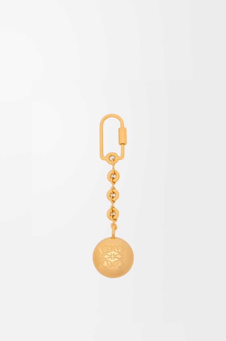 LOEWE Pebble keyring Gold