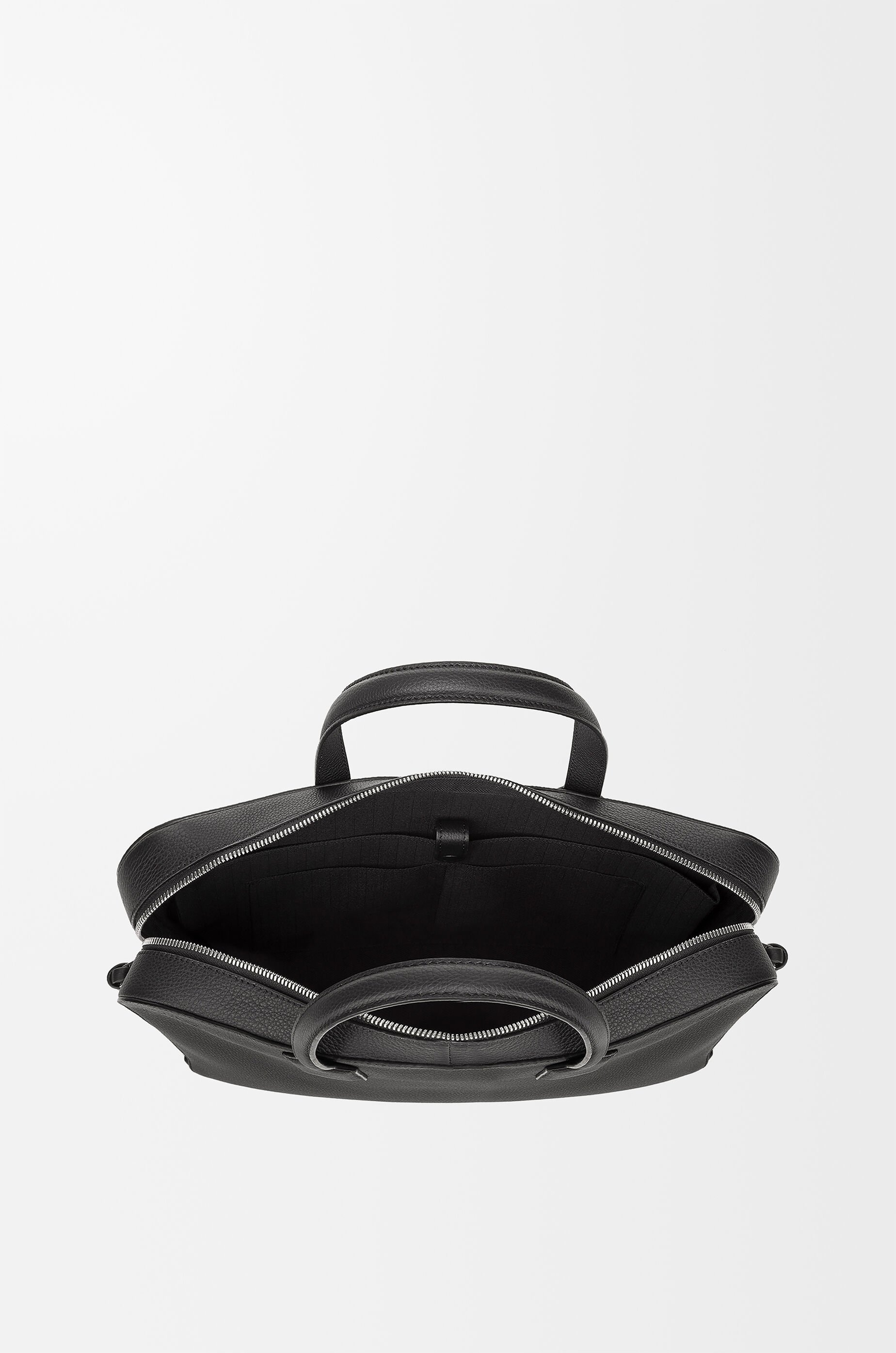 Goya thin briefcase in soft grained calfskin Black - LOEWE