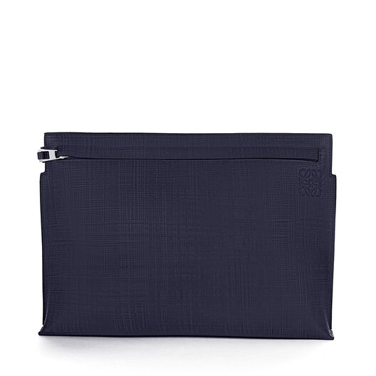 LOEWE Tポーチリネン ネイビーブルー LOEWE Tポーチリネン ネイビーブルー all