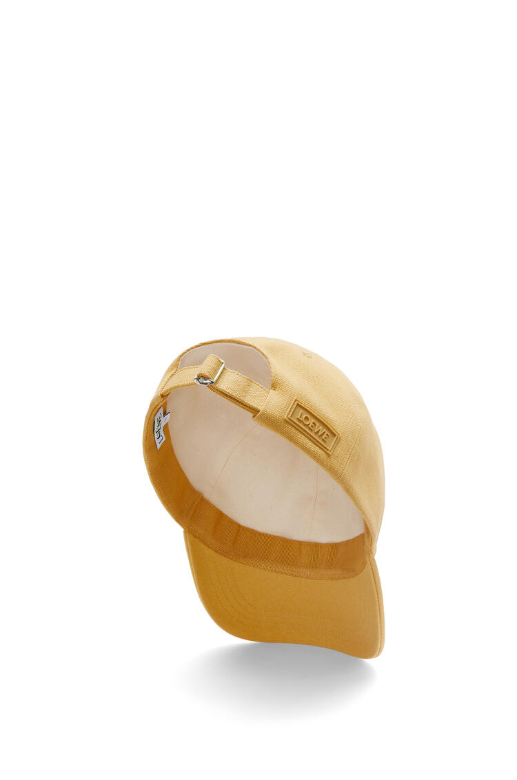 LOEWE Patch cap in canvas Gold
