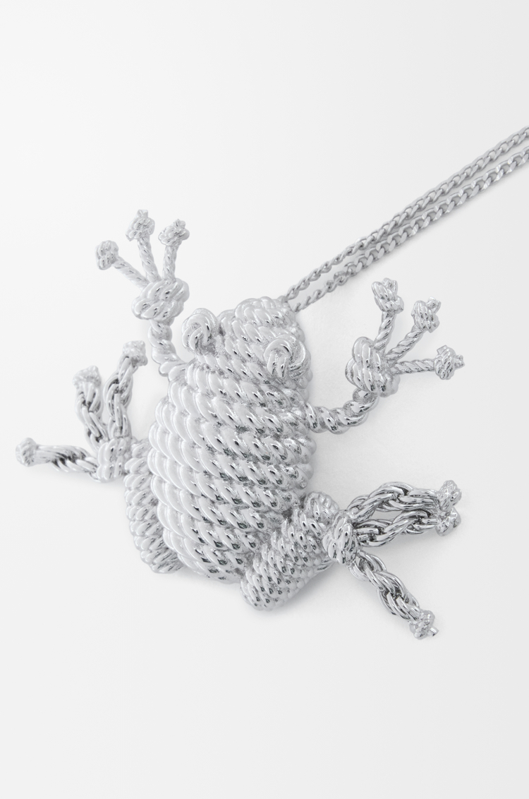 LOEWE 青蛙项链 银色