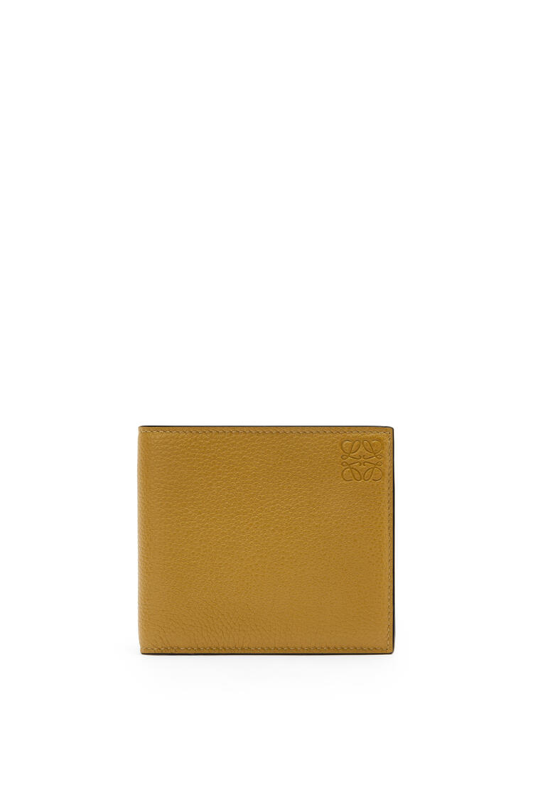 LOEWE Bifold wallet in soft grained calfskin Ochre