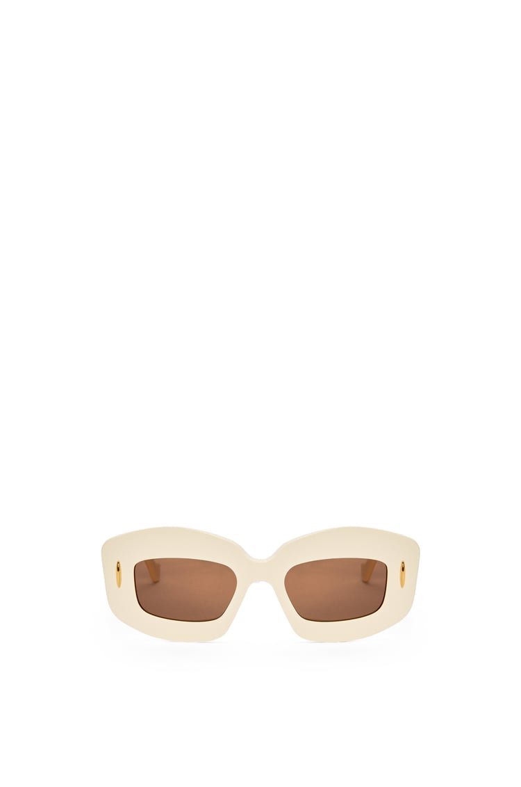LOEWE Screen sunglasses in acetate Ivory