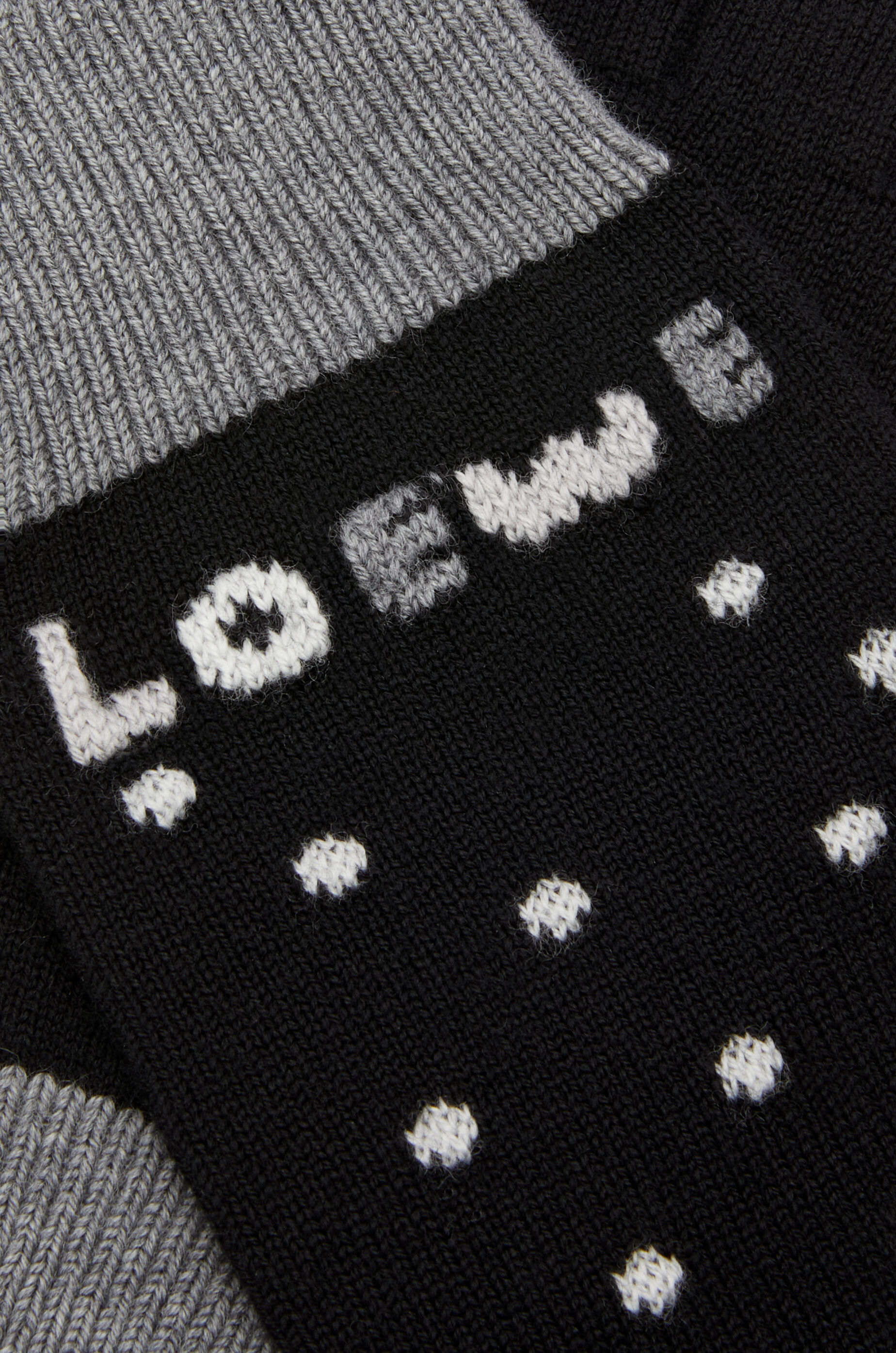 グローブ（ウール） ブラック - LOEWE