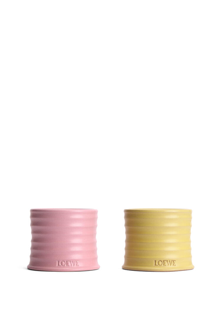 LOEWE Ivy and Honeysuckle candle Set Pink/Yellow