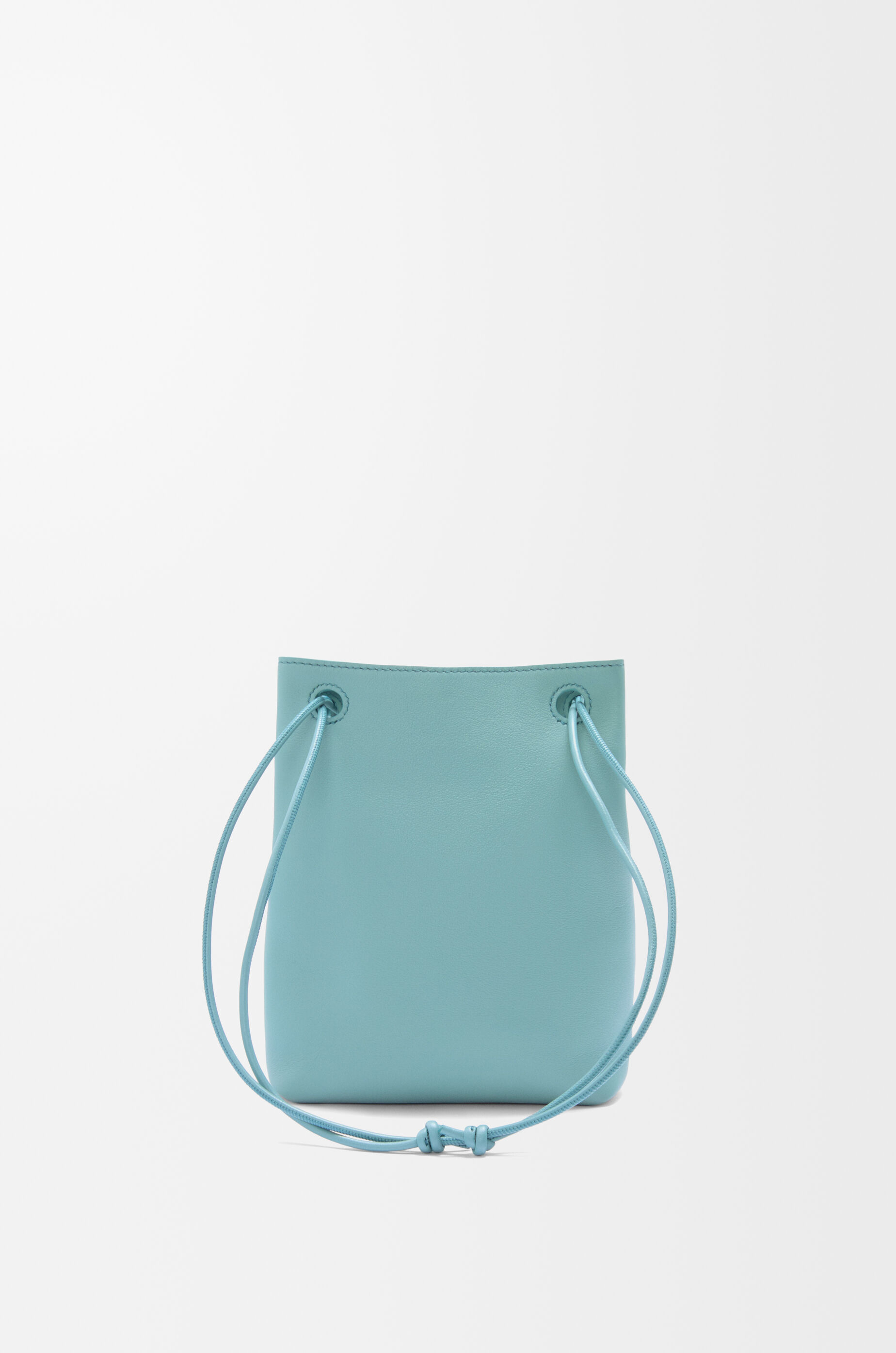 ぺブル ポーチ（スムースカーフ） グリーン - LOEWE