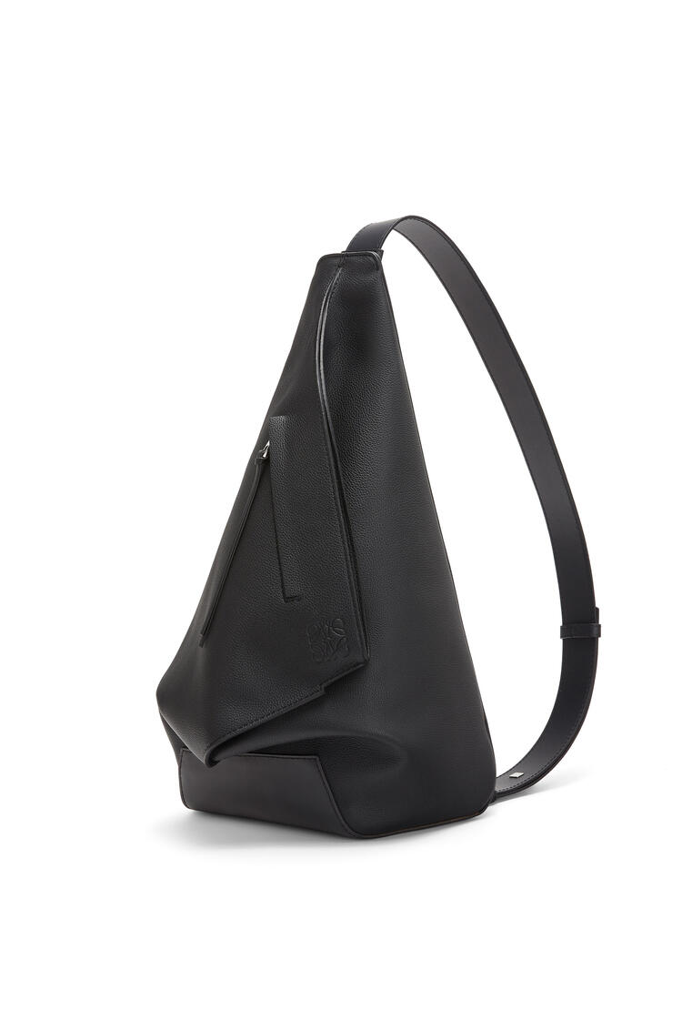 LOEWE Small Anton Backpack in soft grained calfskin Black