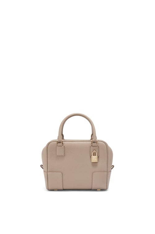 LOEWE Amazona 19 square bag in soft grained calfskin Sand