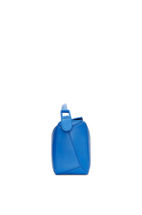 LOEWE Small Puzzle bag in satin calfskin Scuba Blue