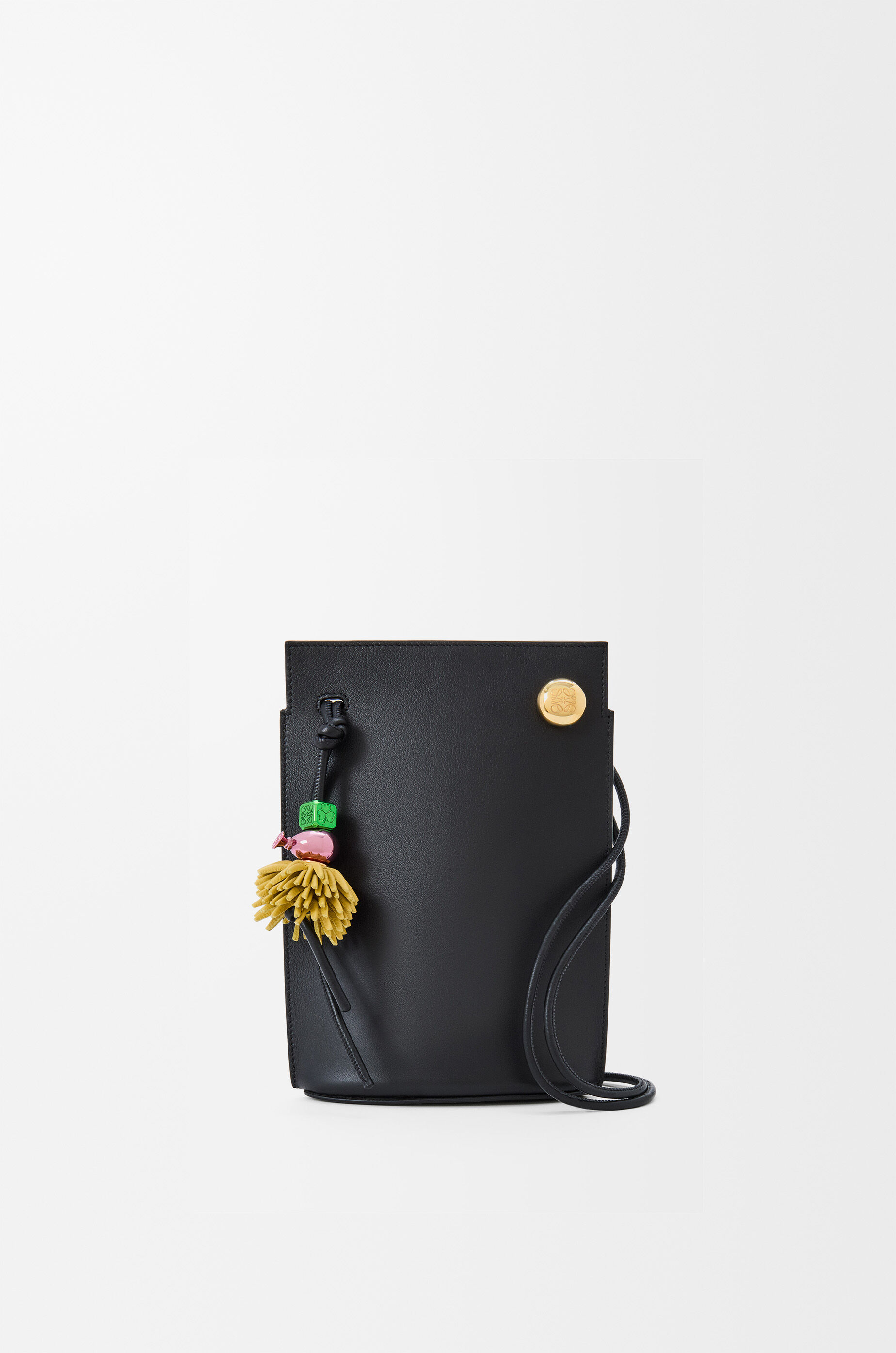 LOEWE ダイスポケット　ブラック　ショルダー　ポシェット ペブル ダイス ポケット（クラシックカーフ） ブラック - LOEWE
