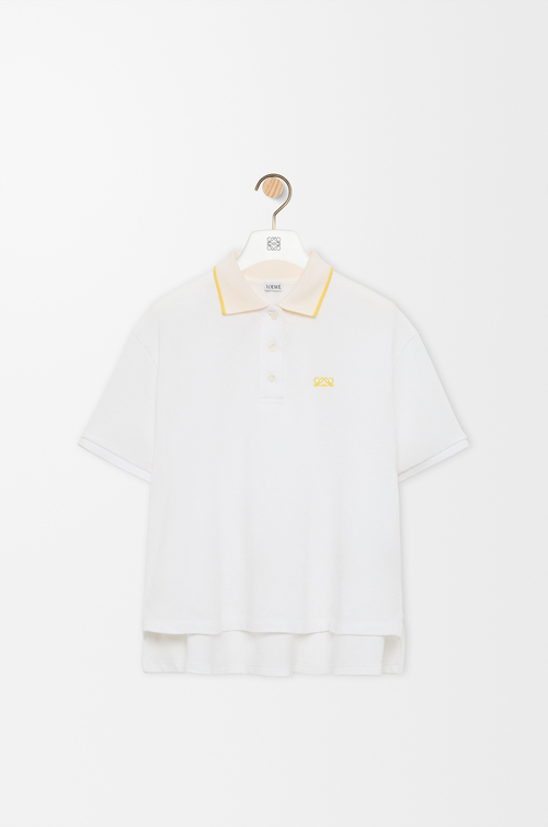 LOEWE Polo en algodón Blanco
