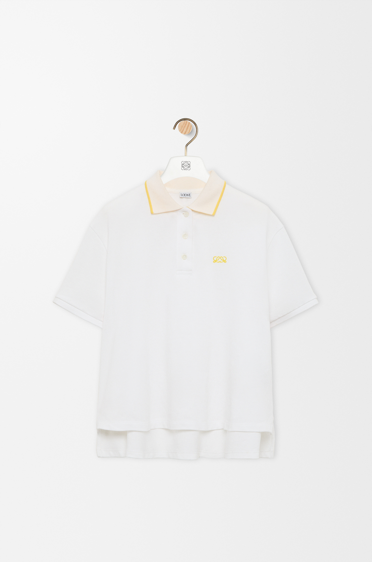 LOEWE Polo en algodón Blanco