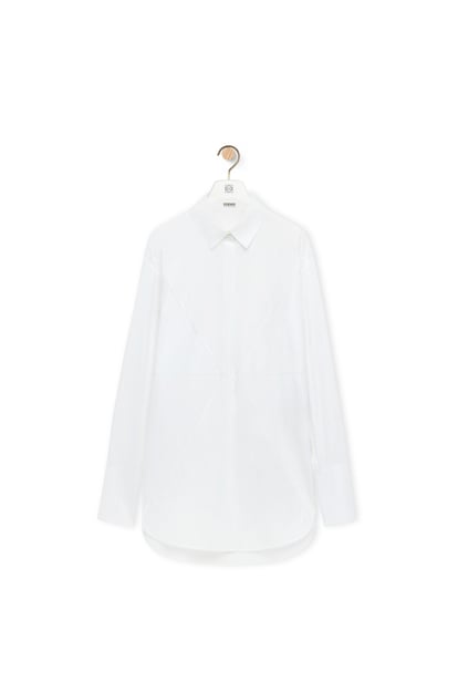 LOEWE Puzzle Fold shirt in cotton Optic White