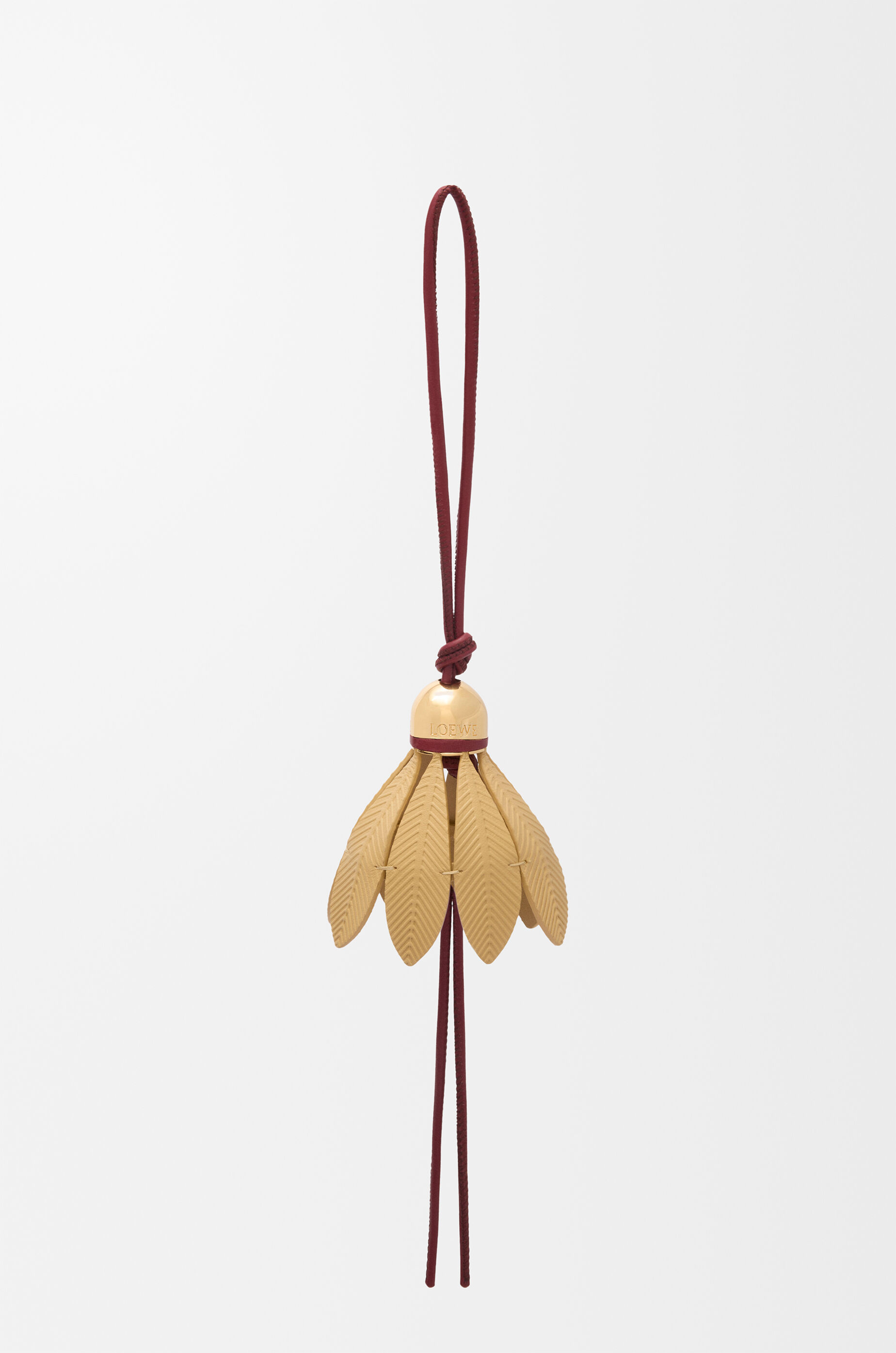 Badminton charm in calfskin Crimson/Yellow - LOEWE