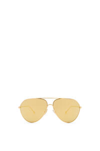 LOEWE Pilot sunglasses in metal Shiny Endura Gold/Gold pdp_rd