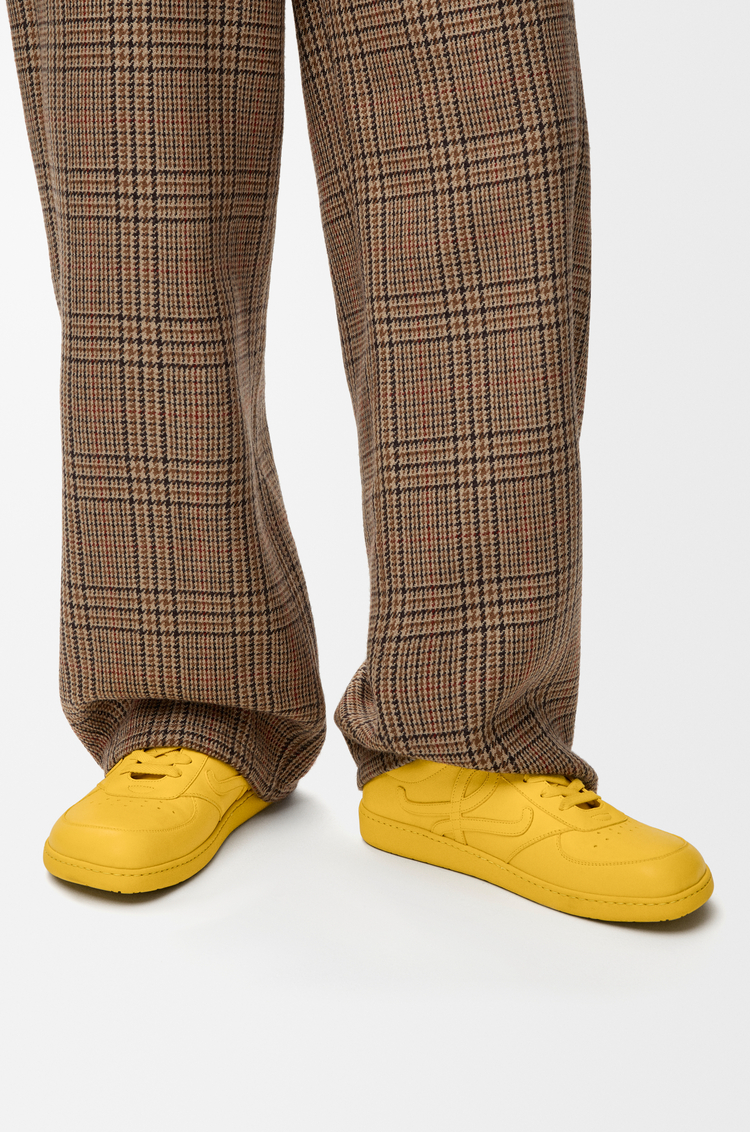 LOEWE Jambo sneaker in soft grained calfskin Sunflower