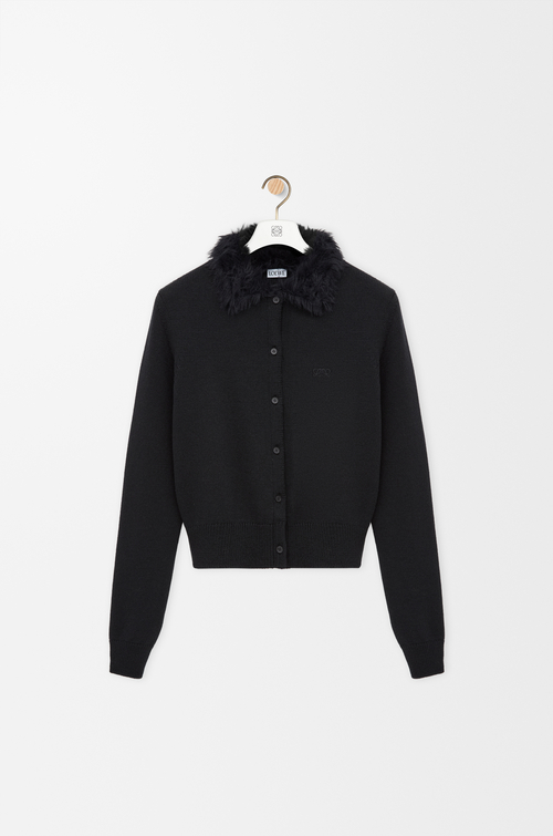 LOEWE Cárdigan en lana Negro