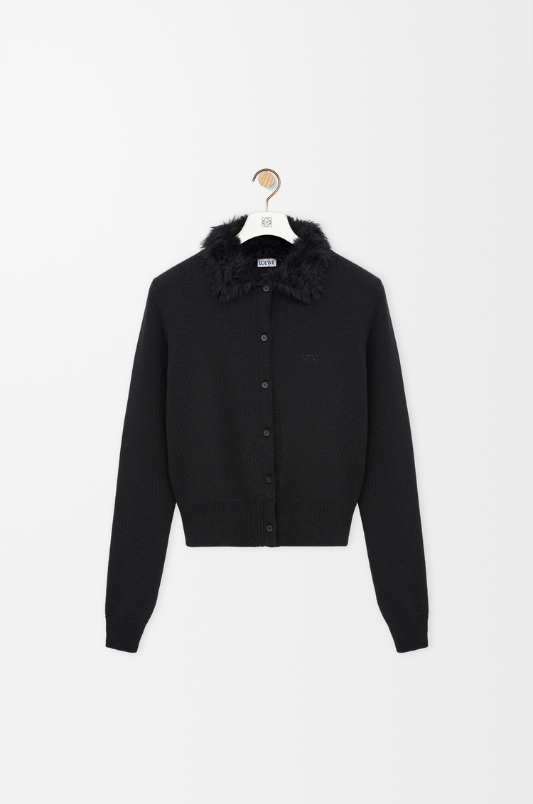 LOEWE Cárdigan en lana Negro
