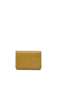 LOEWE Trifold wallet in soft grained calfskin Ochre