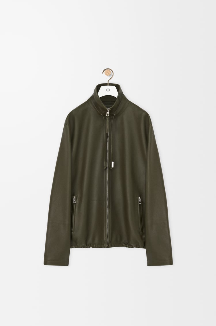 LOEWE ジップアップ ジャケット（ナパラム） カーキグリーン