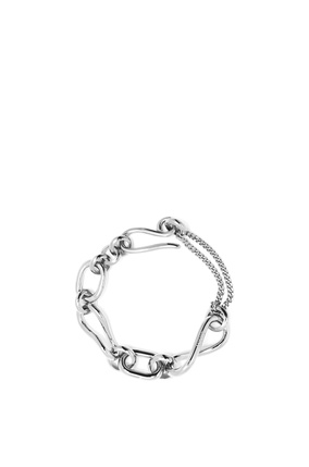 LOEWE Chainlink bracelet in sterling silver Silver plp_rd