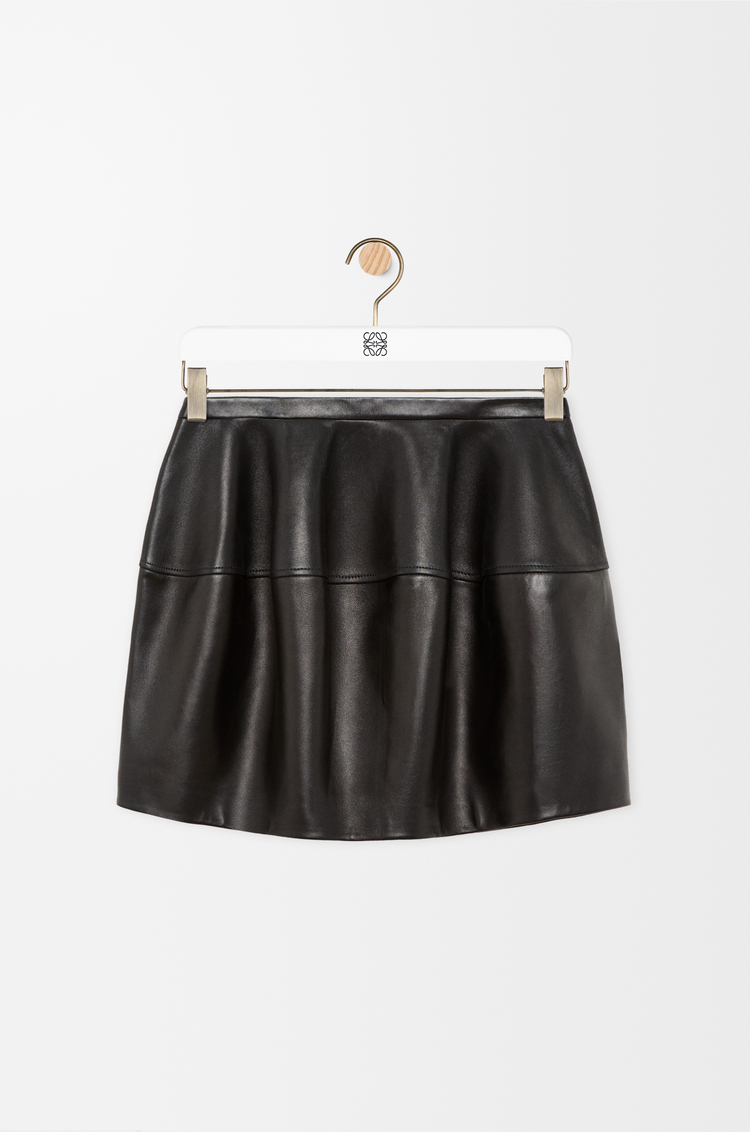 LOEWE Balloon skirt in nappa lambskin Black