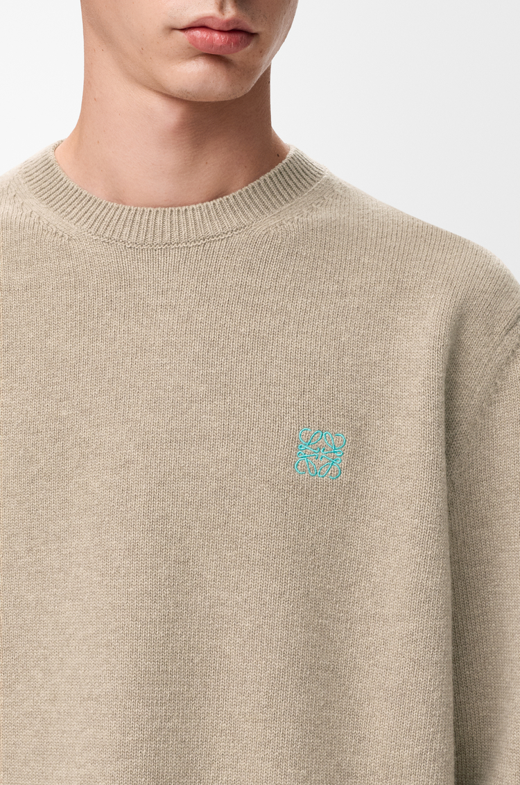 LOEWE Jersey en lana Gris Claro