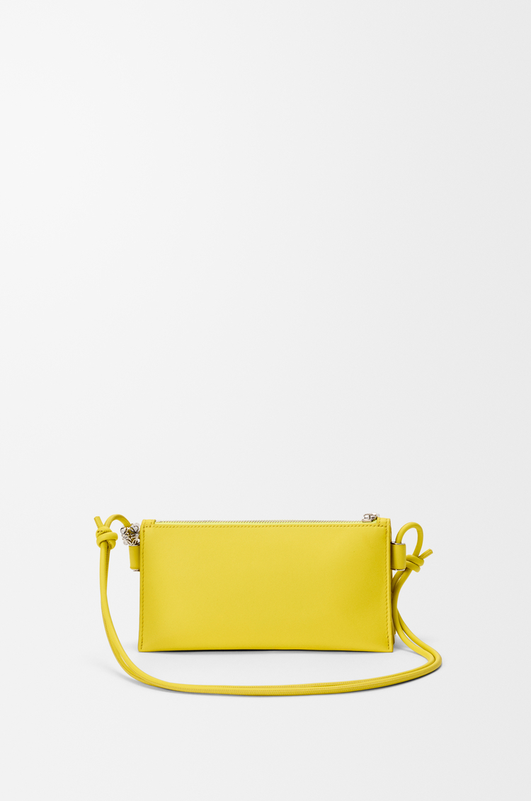 LOEWE Joya pouch in nappa calfskin Lemon