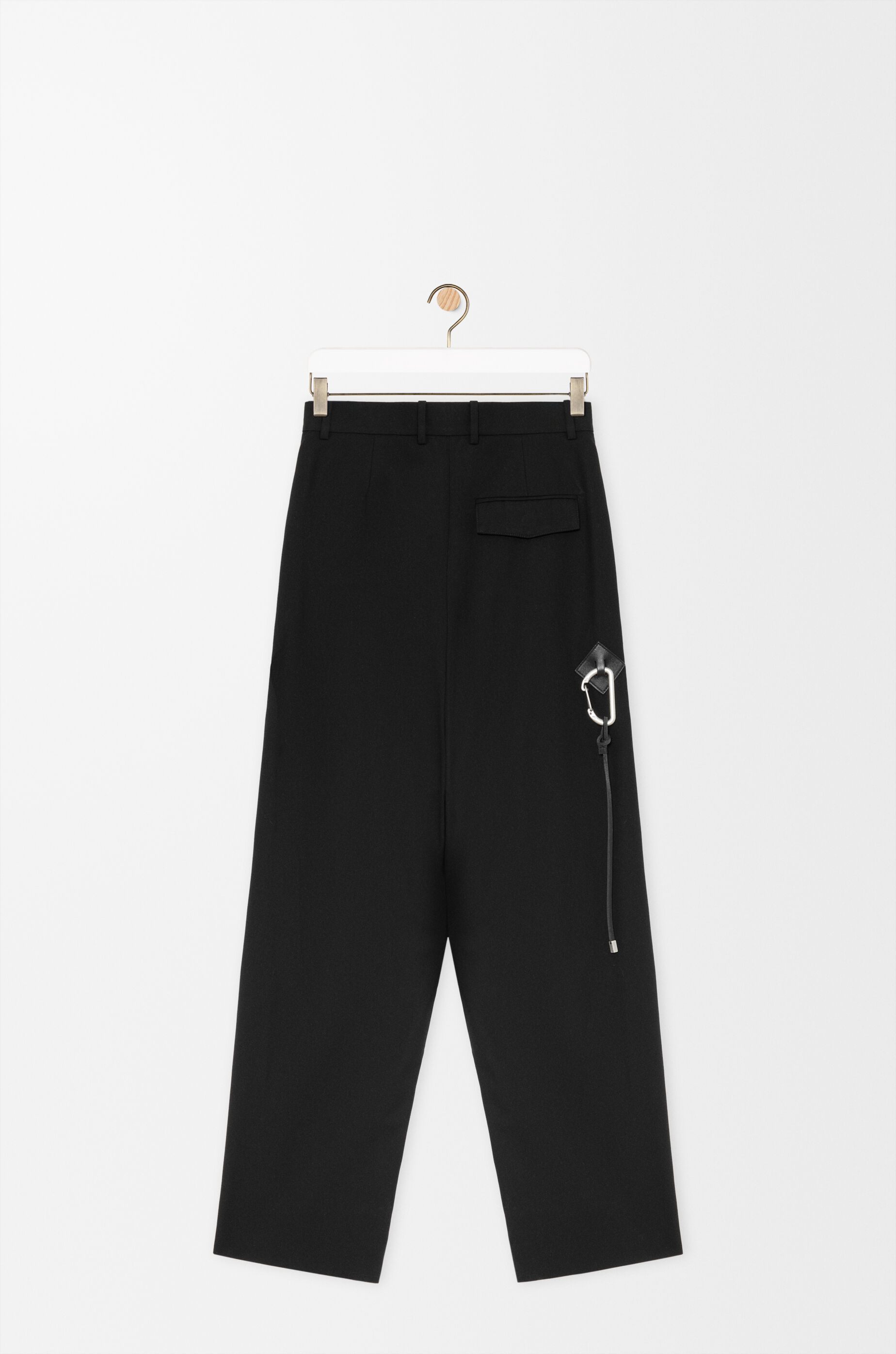 パンツ LOEWE PANTS (S540Y54L45 BLACK) Trousers in wool and silk Black - LOEWE