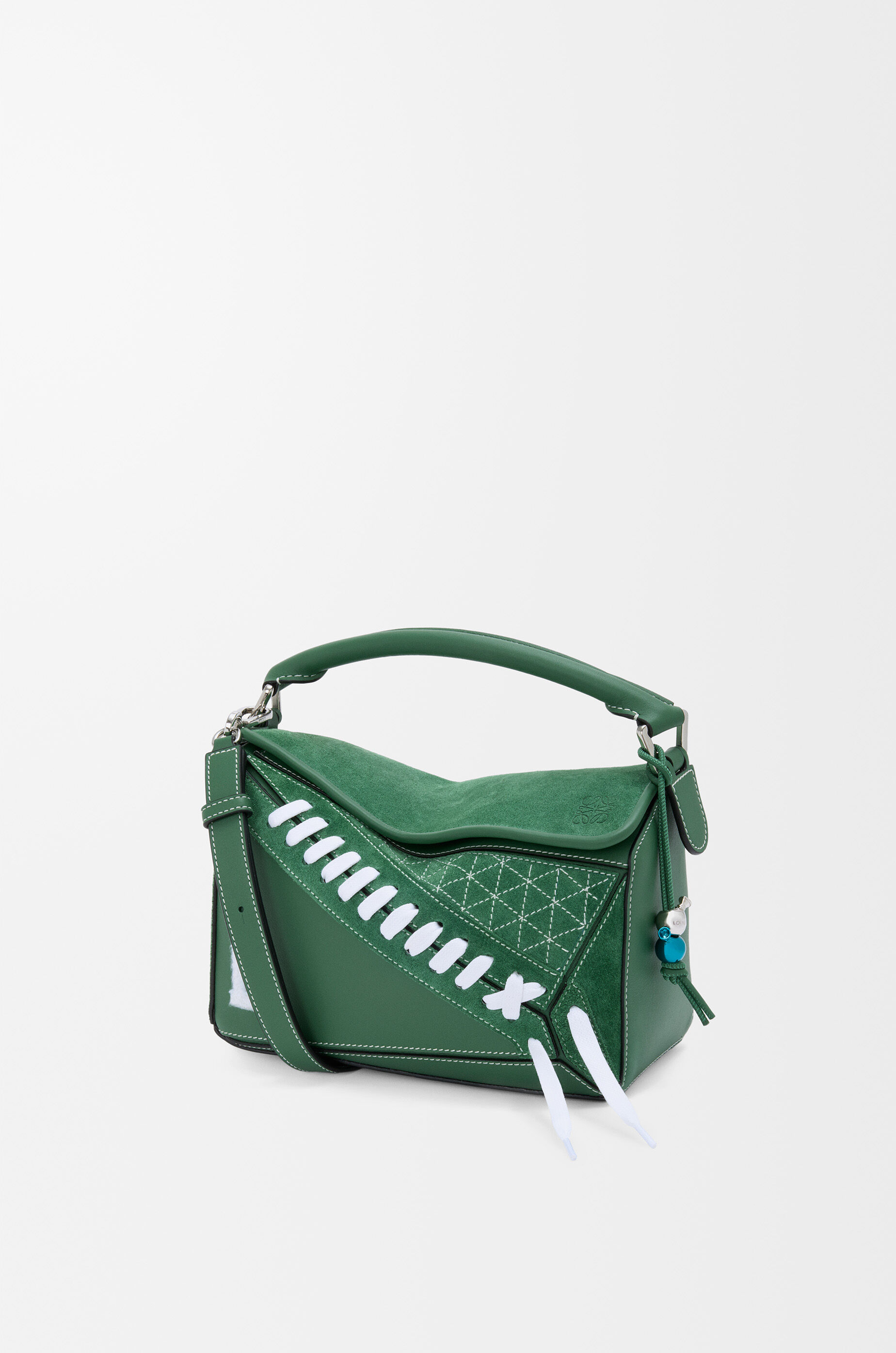 Puzzle 10 Varsity re-edition bag in classic calfskin and