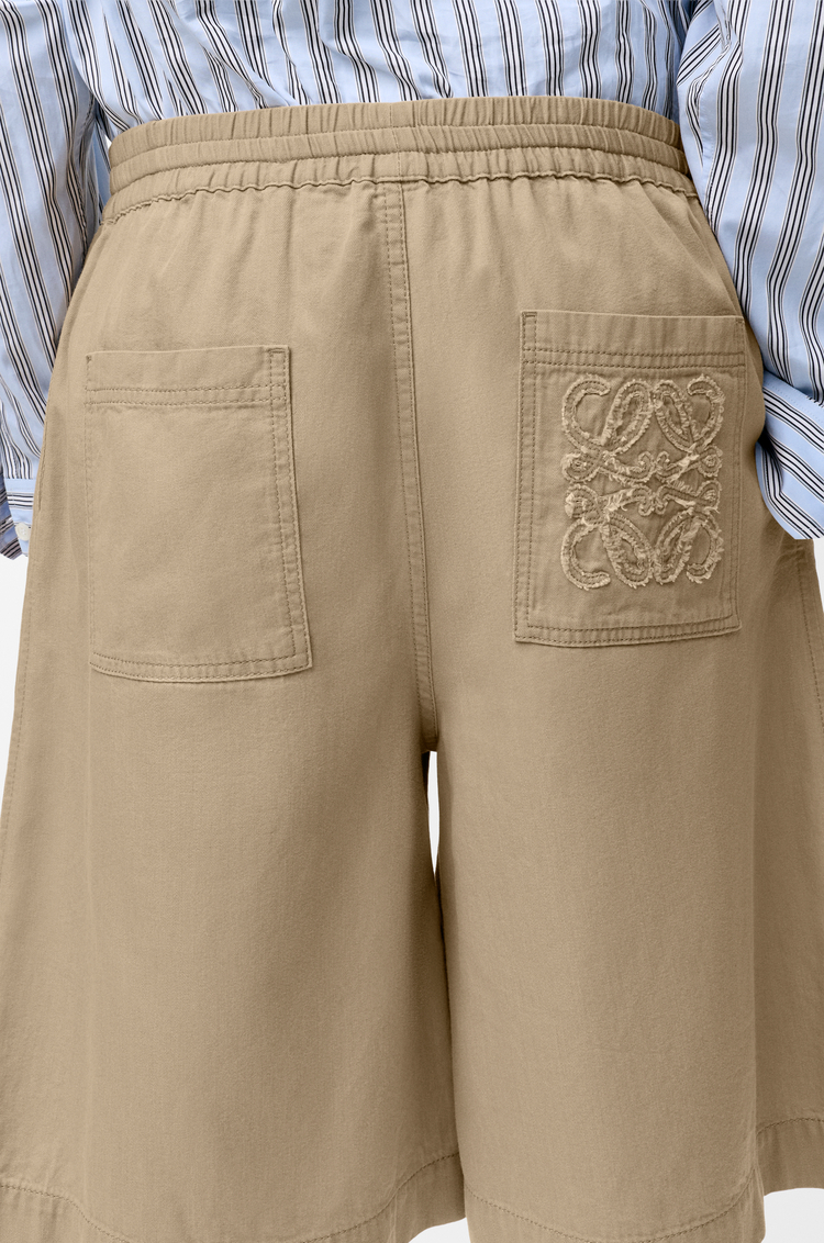 LOEWE Shorts in cotton Beige