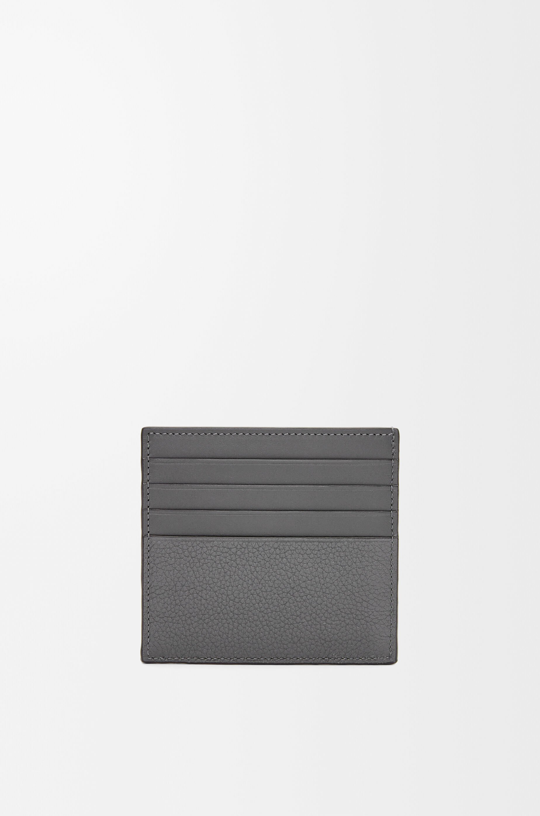 オープン カードホルダー（ソフトグレインカーフ） グレー - LOEWE