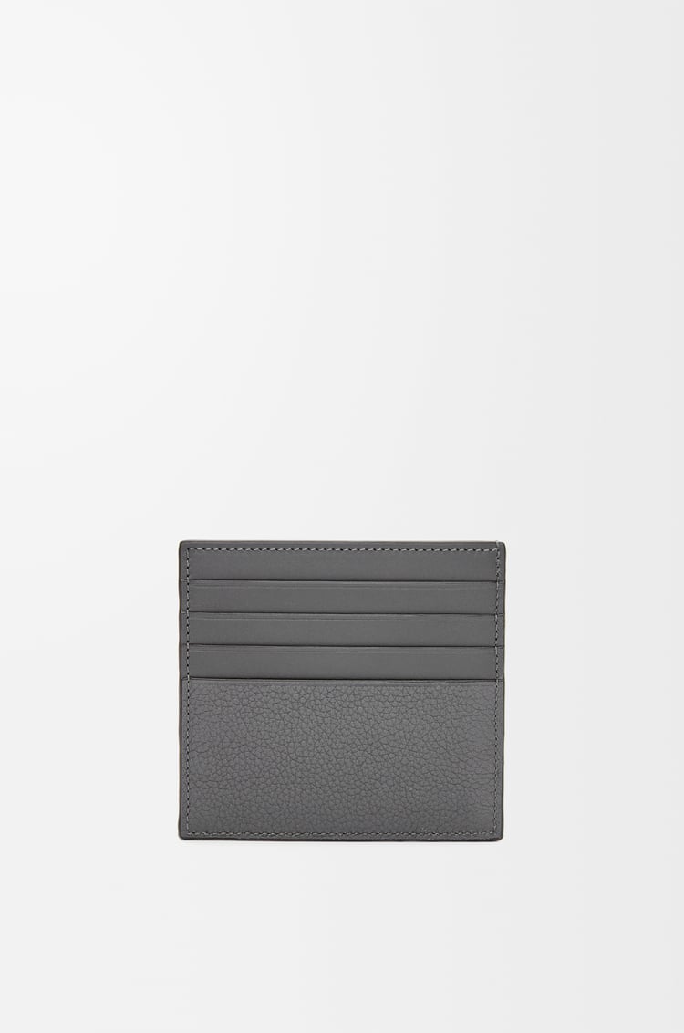 LOEWE Open cardholder in soft grained calfskin Anthracite