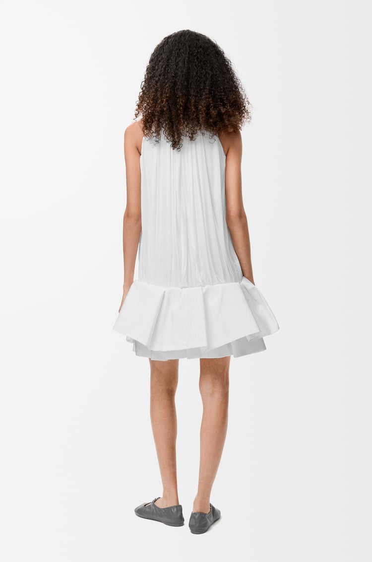 LOEWE Vestido Flamenco en viscosa Blanco