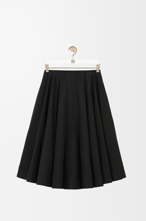Skirt in cotton Black - LOEWE 