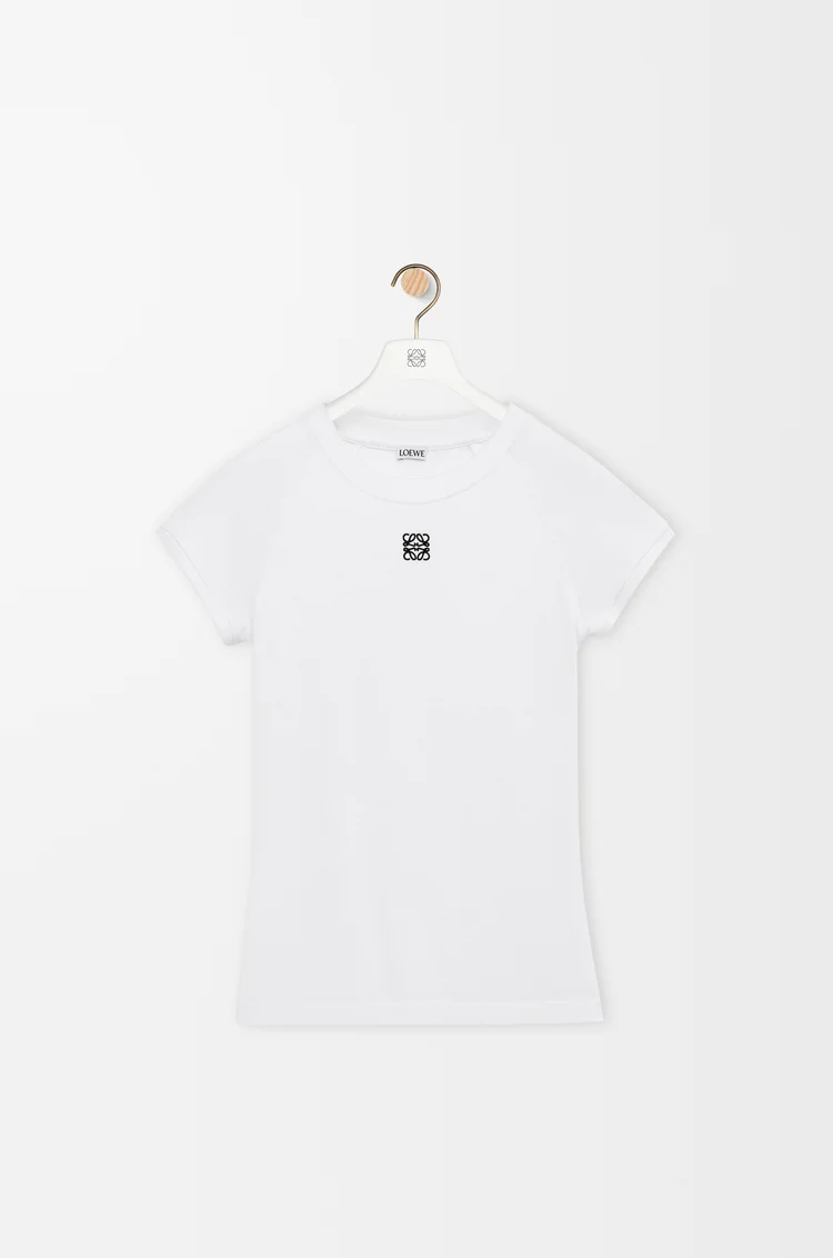 LOEWE Small fit T-shirt in cotton blend Blanco