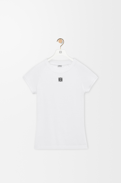 LOEWE Small fit T-shirt in cotton blend Blanco